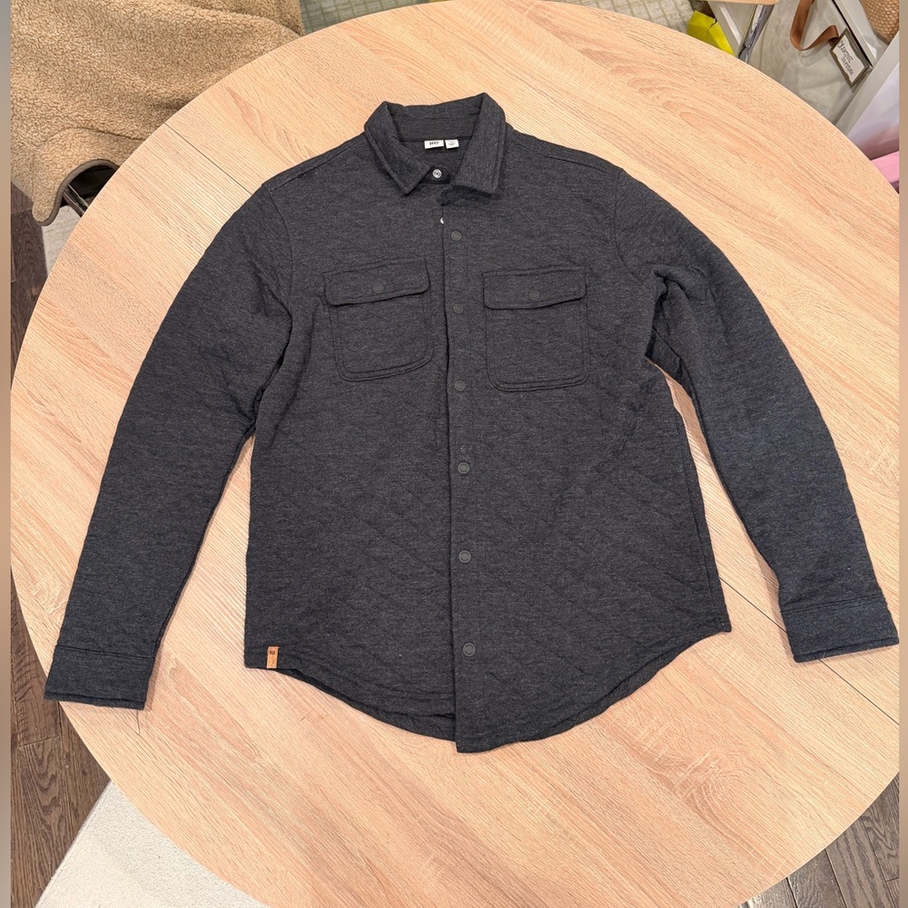 tentree Charcoal Shirt Jacket